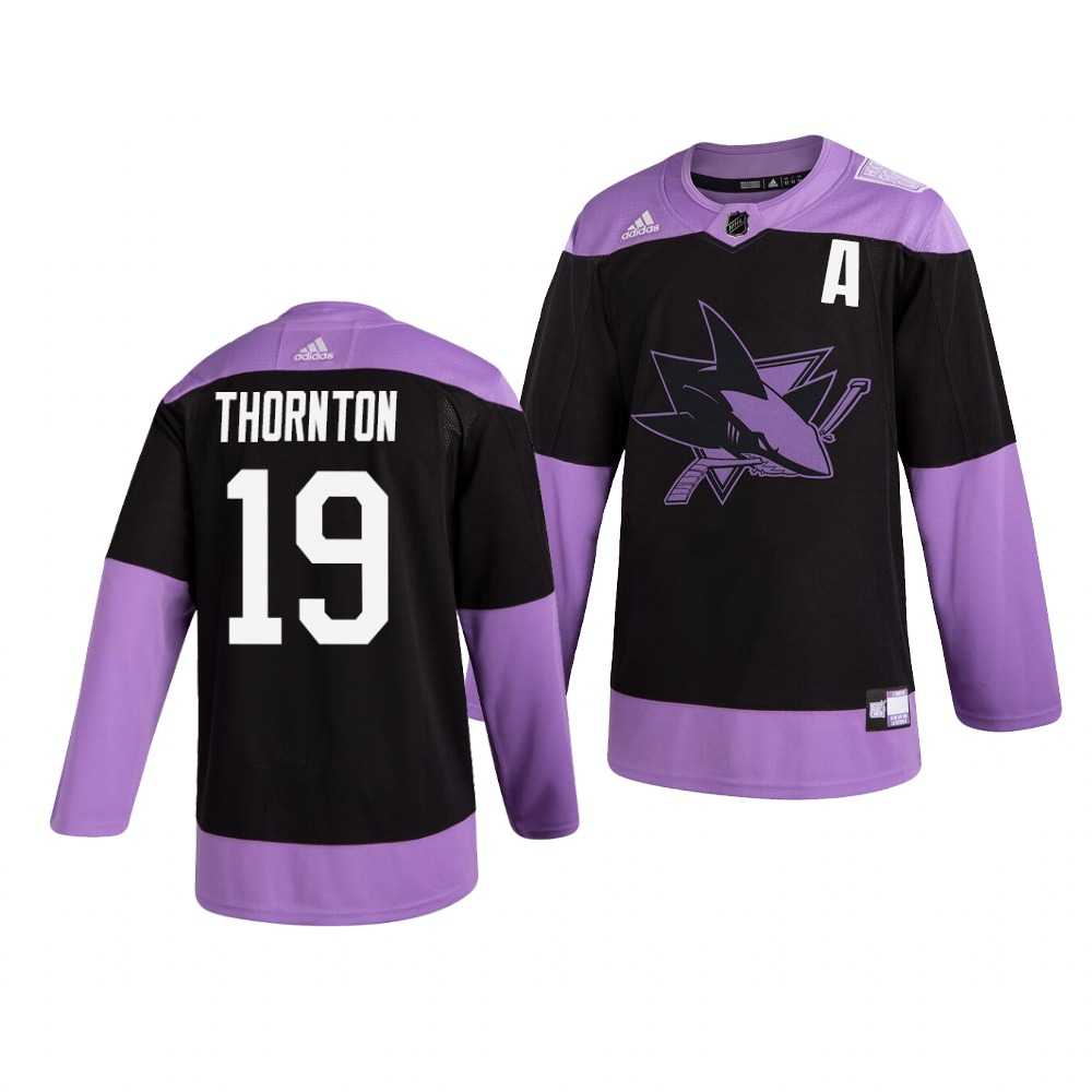 Sharks 19 Joe Thornton Black Purple Hockey Fights Cancer Adidas Jersey Dzhi,We sell and wholesale Sharks 19 Joe Thornton Black Purple Hockey Fights Cancer Adidas Jersey Dzhi on line form chian!